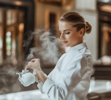 酒店服务员添茶水礼仪,细节里的服务温度与专业素养